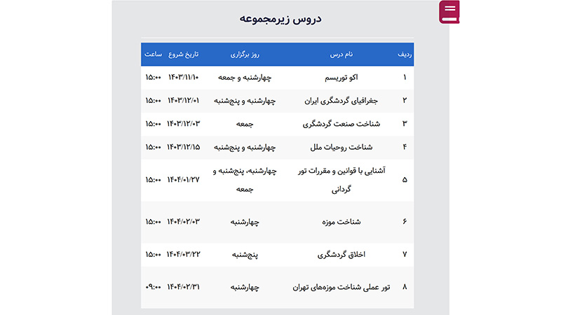 سامانه فراگیران آوای فطرت