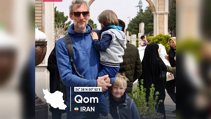 چهار نفر روی چهار چرخ؛ قصه توقف یک خانواده آلمانی در قم